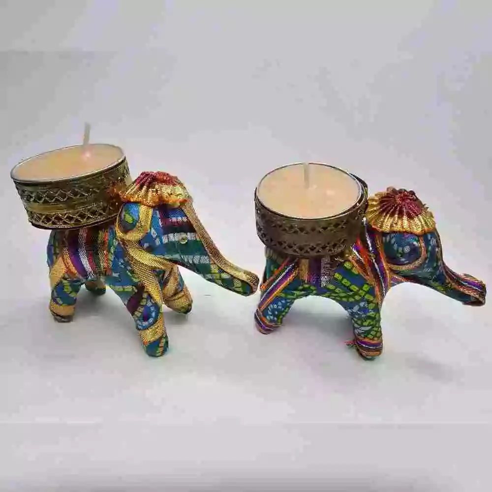 Order Elephant T-Light Candle Holder in India
